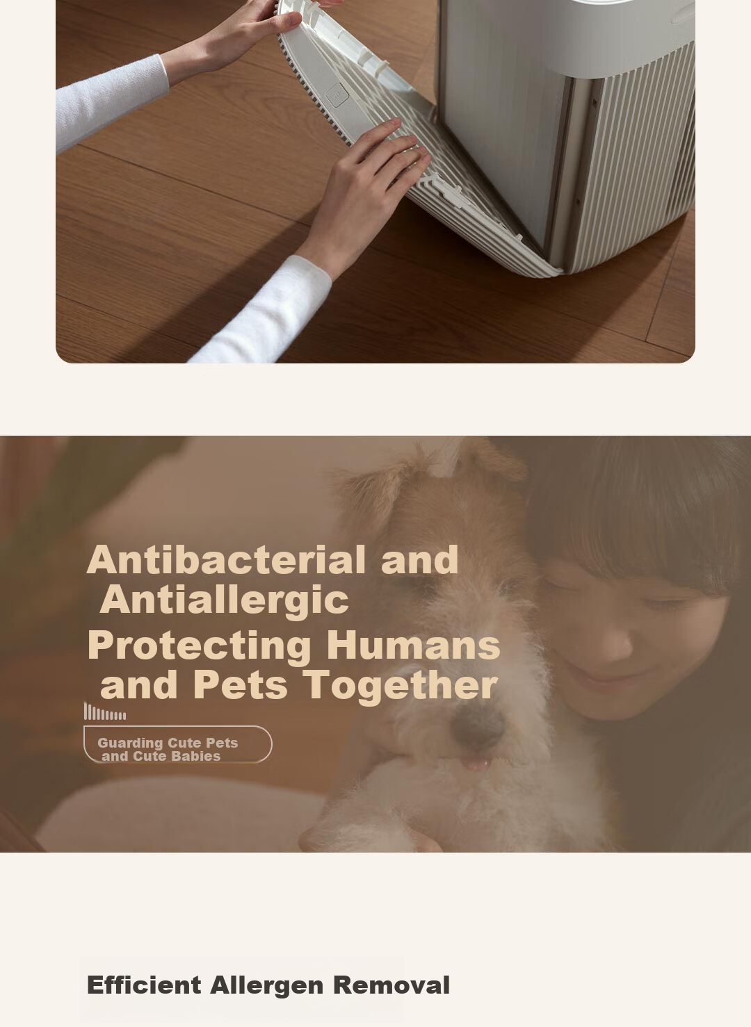 Очиститель воздуха Xiaomi Mijia Pet Air Purifier для удаления шерсти, запахов и аллергенов