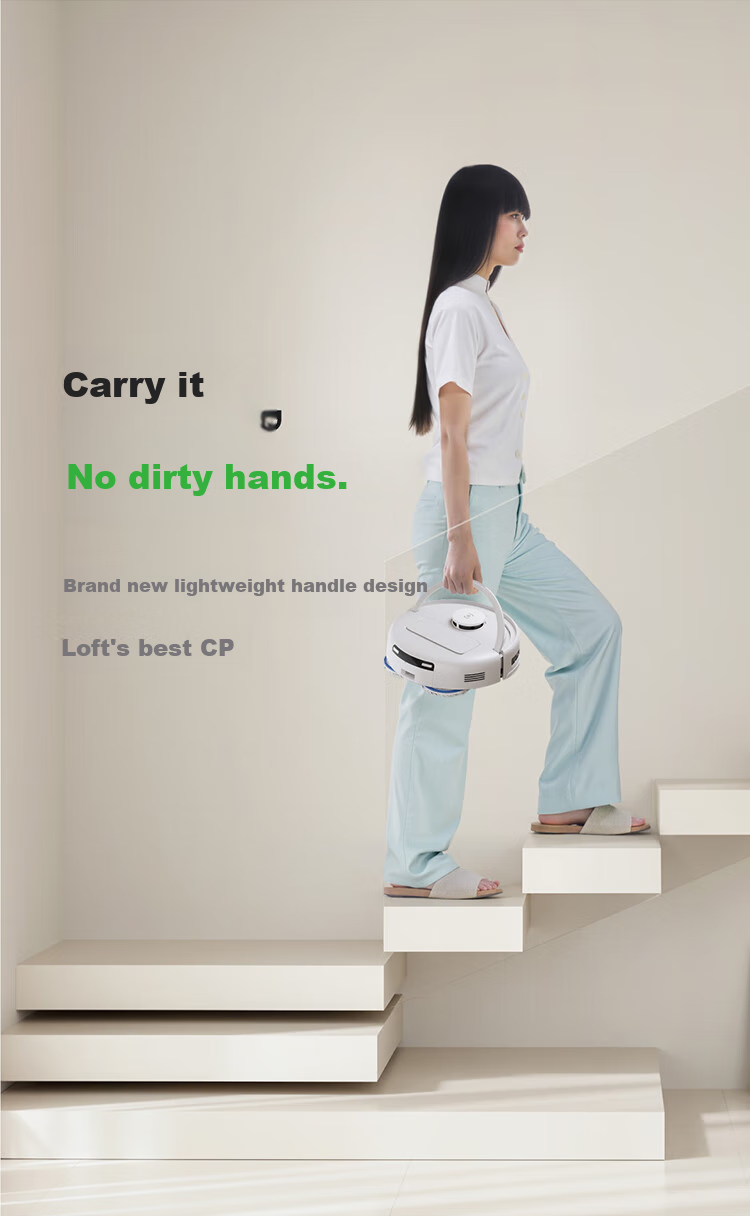 Робот-пылесос ECOVACS Deebot Mini Juejuezi, с функцией влажной уборки, фиолетовый