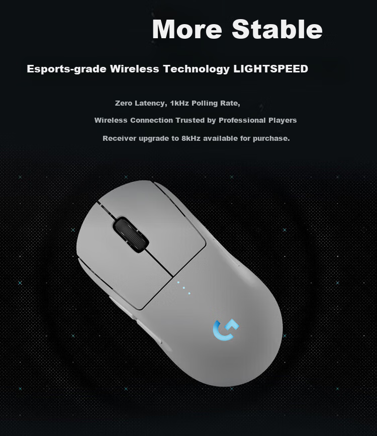 Игровая беспроводная мышь G GPW4 Zhuque, четвертое поколение, сверхлегкая эргономичная FPS, черная, с подарочной коробкой и нескользящими наклейками