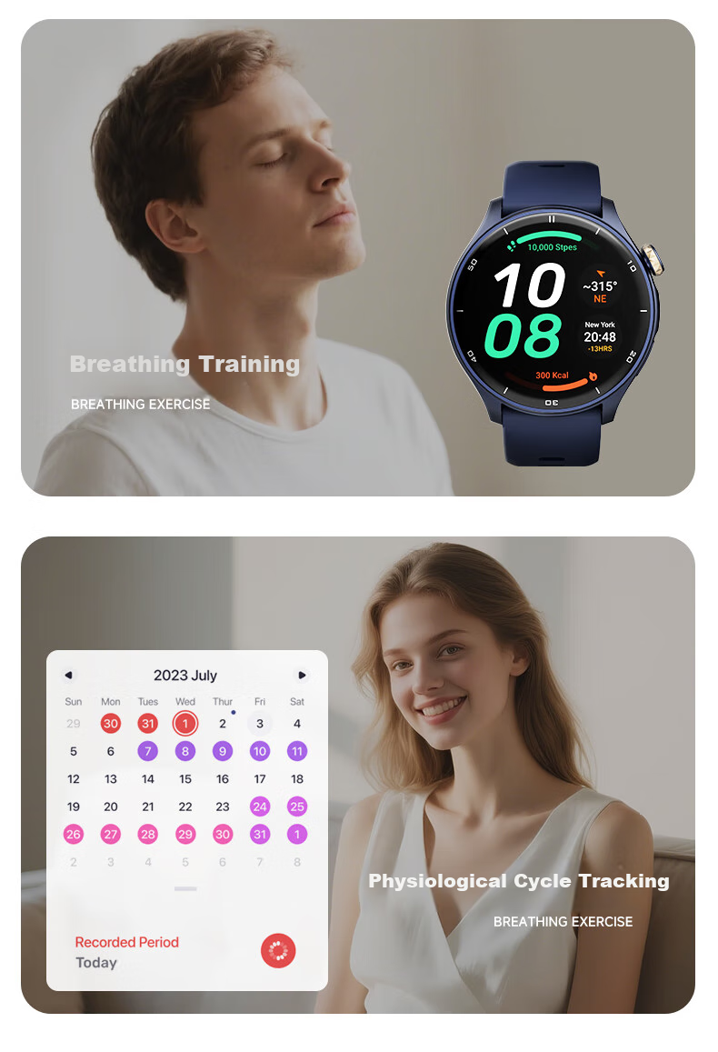 Смарт-часы KPEP R1G с GPS, измерением пульса и кислорода, AMOLED-экран 1.43", водозащита 5 АТМ, белый