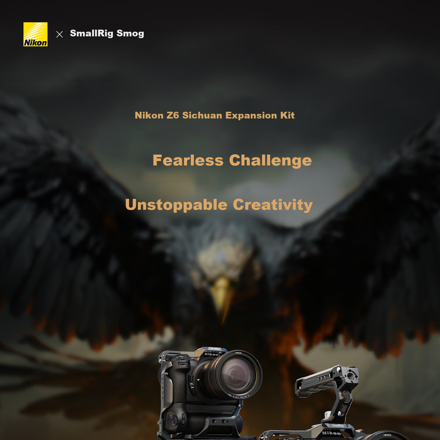 Комплект SmallRig 4523 для Nikon Z6 III, "Ночной филин", подходит для беззеркальных камер Nikon Z6 III, с ручным захватом, комплект аксессуаров для фото- и видеосъемки, L-пластина для камеры, клетка "Кролик"