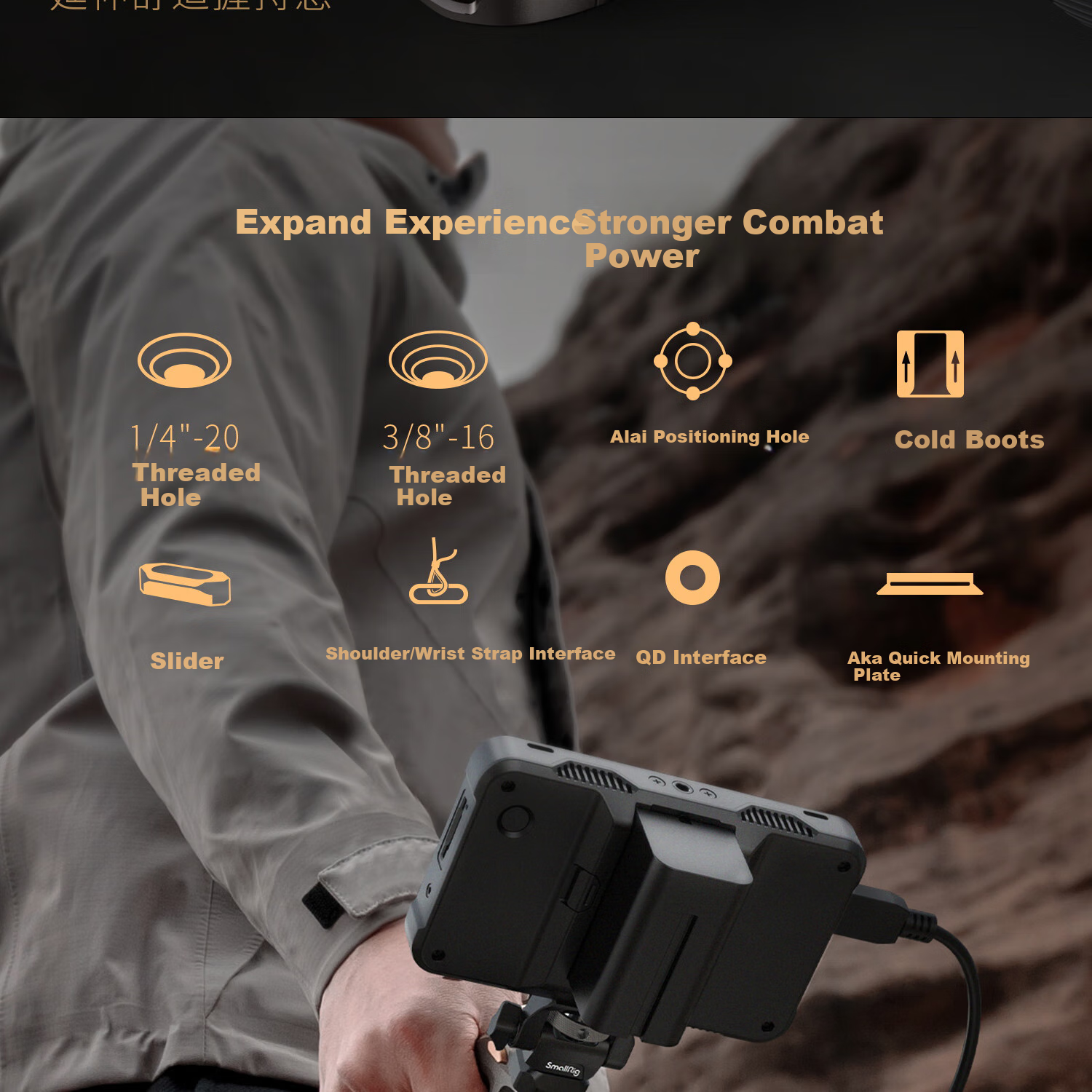 Комплект SmallRig 4523 для Nikon Z6 III, "Ночной филин", подходит для беззеркальных камер Nikon Z6 III, с ручным захватом, комплект аксессуаров для фото- и видеосъемки, L-пластина для камеры, клетка "Кролик"