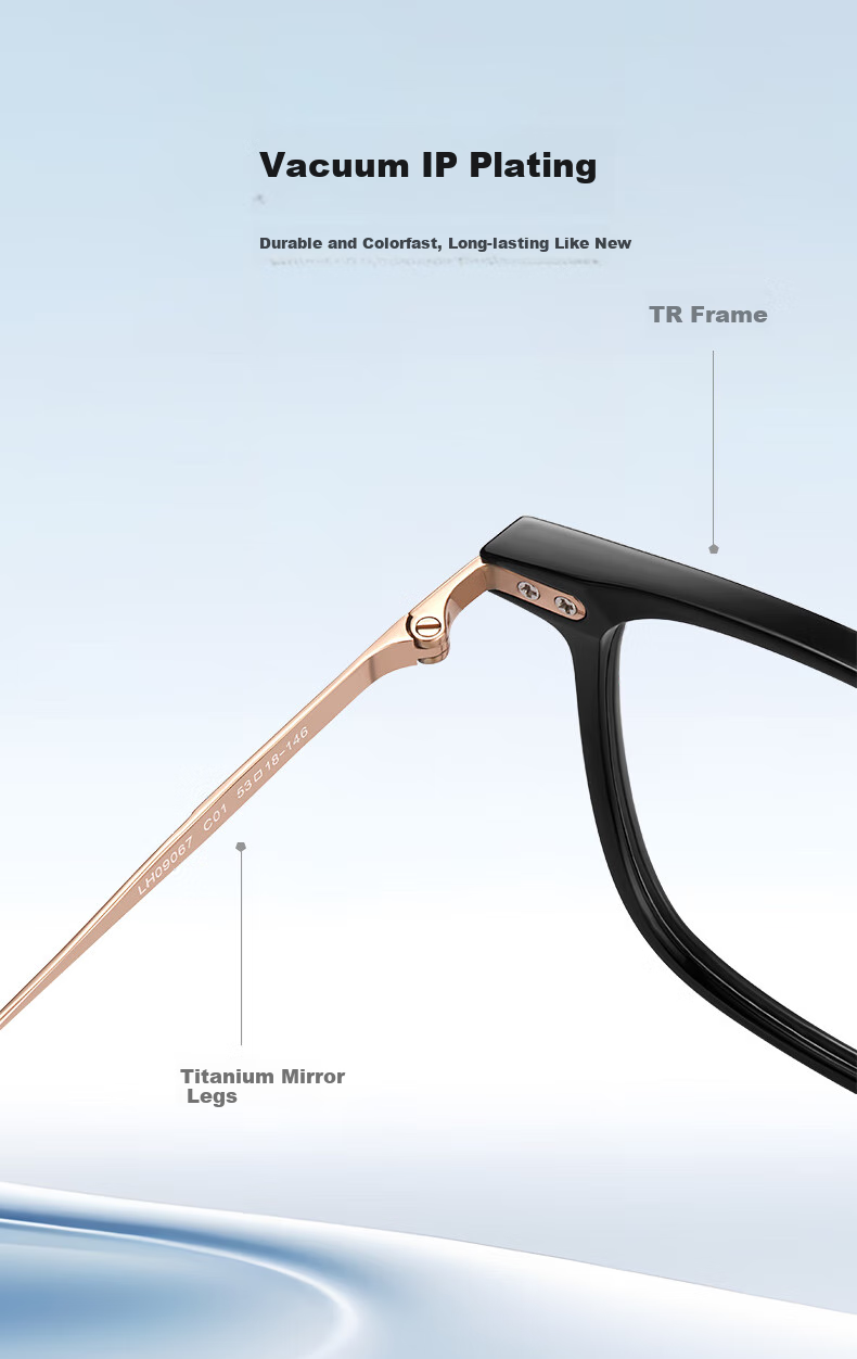 Очки для зрения ZEISS Lenses, оправа из ультралегкого титана, антибликовые, унисекс