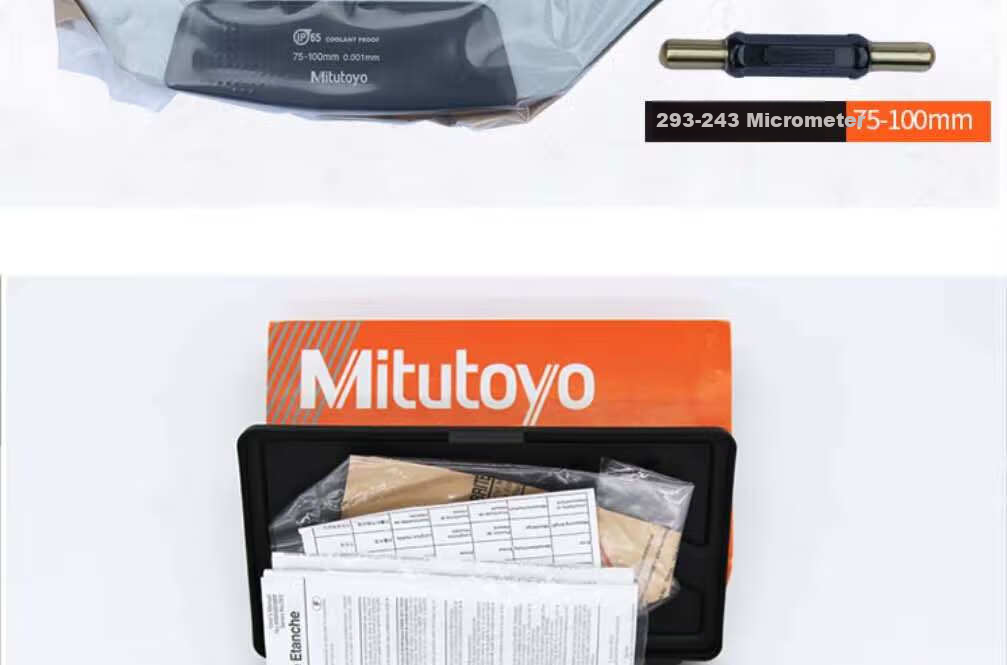 Цифровой штангенциркуль Mitutoyo 293-240, IP65, 0-25 мм, метрический, высокоточный, импортный