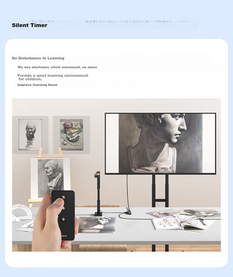 Сканер CZUR FancyUPlus+ для онлайн-обучения, с док-станцией, микрофоном, записью и фотосъемкой