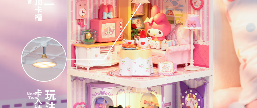 Конструктор Rolife Super World Wardrobe Building Blocks, детский игровой набор для сборки кукольного домика, подарок на день рождения, Новый год, День святого Валентина