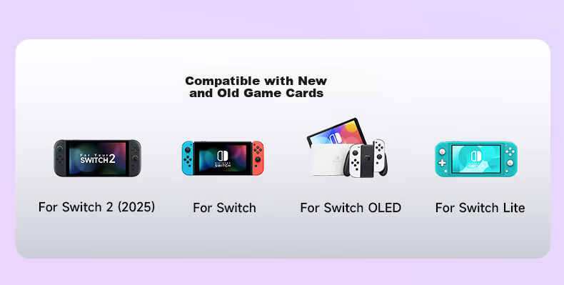 Магнитный держатель для карт JSAUX для Nintendo Switch, OLED, Lite, большой емкости, защитный чехол, аксессуар для консолей 2-го поколения