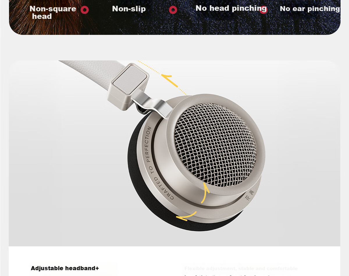 Беспроводные Bluetooth-наушники Manbuzhehuazai Doo Ace, ретро-стиль, Bluetooth 6.0, проводное и Bluetooth-соединение, для Apple, Huawei, Xiaomi, цвет "Мать-жемчуг белый"