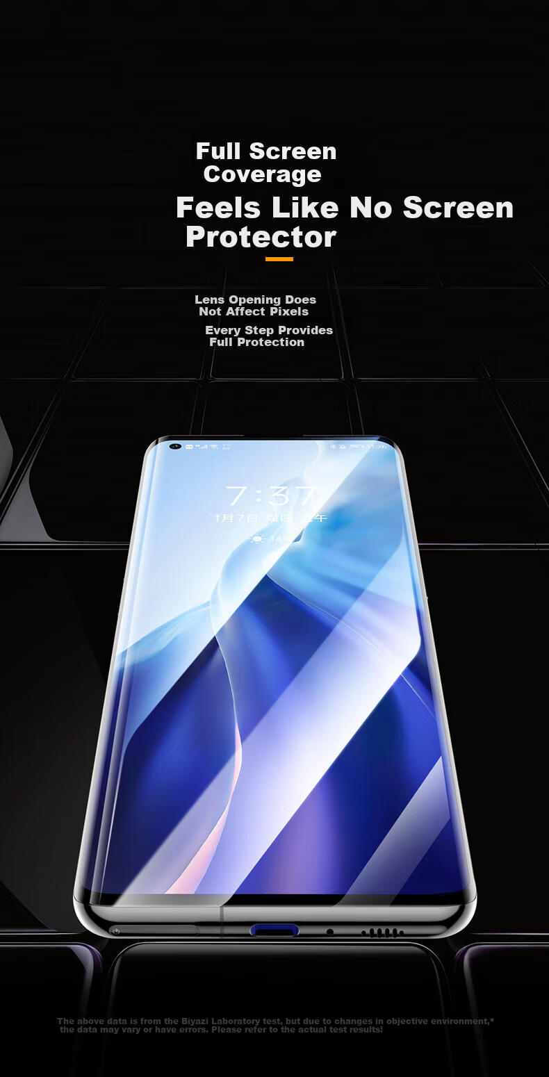 Защитная пленка BIAZE для Xiaomi 11/11 Pro/11 Ultra, полноэкранная гидрогелевая, HD, противоударная, антиотпечатки