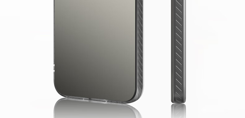 Противоударный чехол Baozou для Vivo X200s, силиконовый, с мягкими краями, градиентный, матовый, серебристый