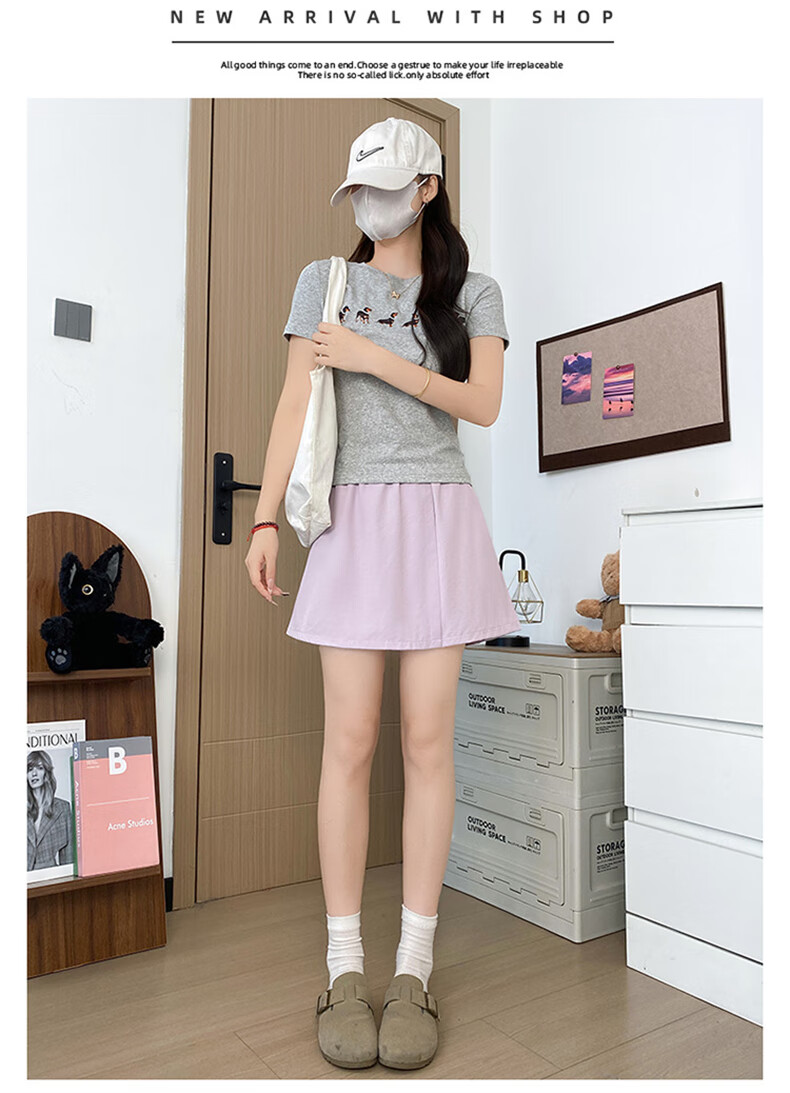 Шорты LangSha Ice Silk Shorts для женщин, летняя коллекция 2025, повседневные, свободные, широкие, до колена