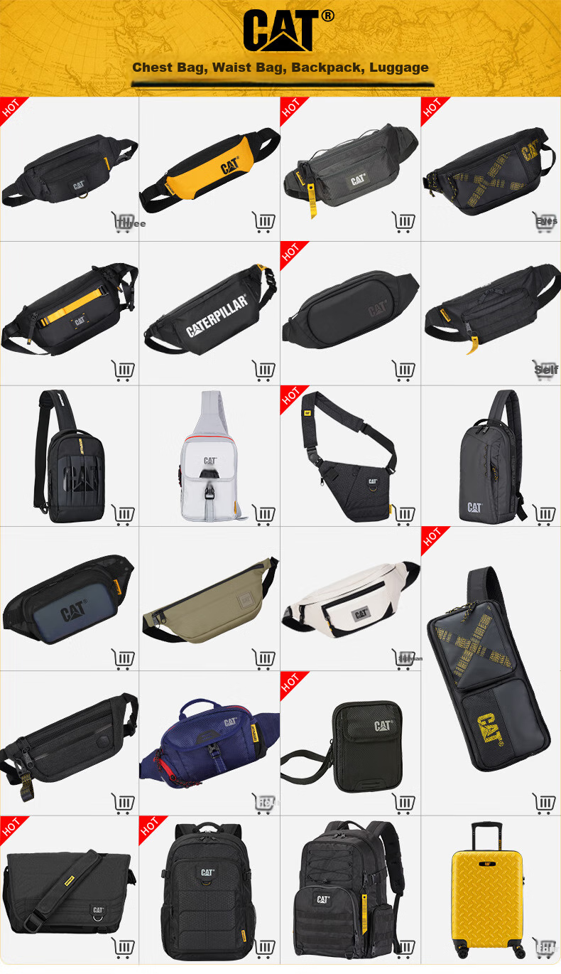Сумка CAT Waist Bag, Chest Bag, Phone Pouch, Outdoor Sports Trendy Crossbody Bag, Outdoor Shoulder Bag, Cycling Bag, Sky Blue, 83615