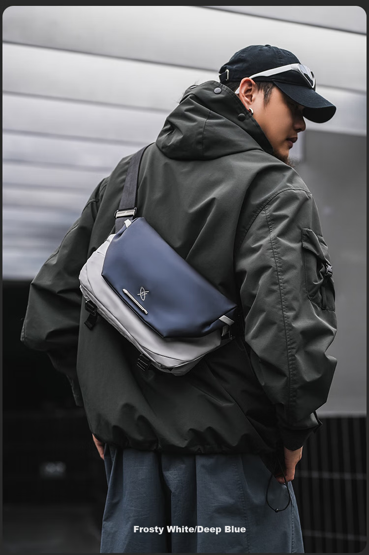 Мужская сумка GYXX Nebula 2 Crossbody, трендовая функциональная сумка через плечо, повседневная дорожная плоская сумка