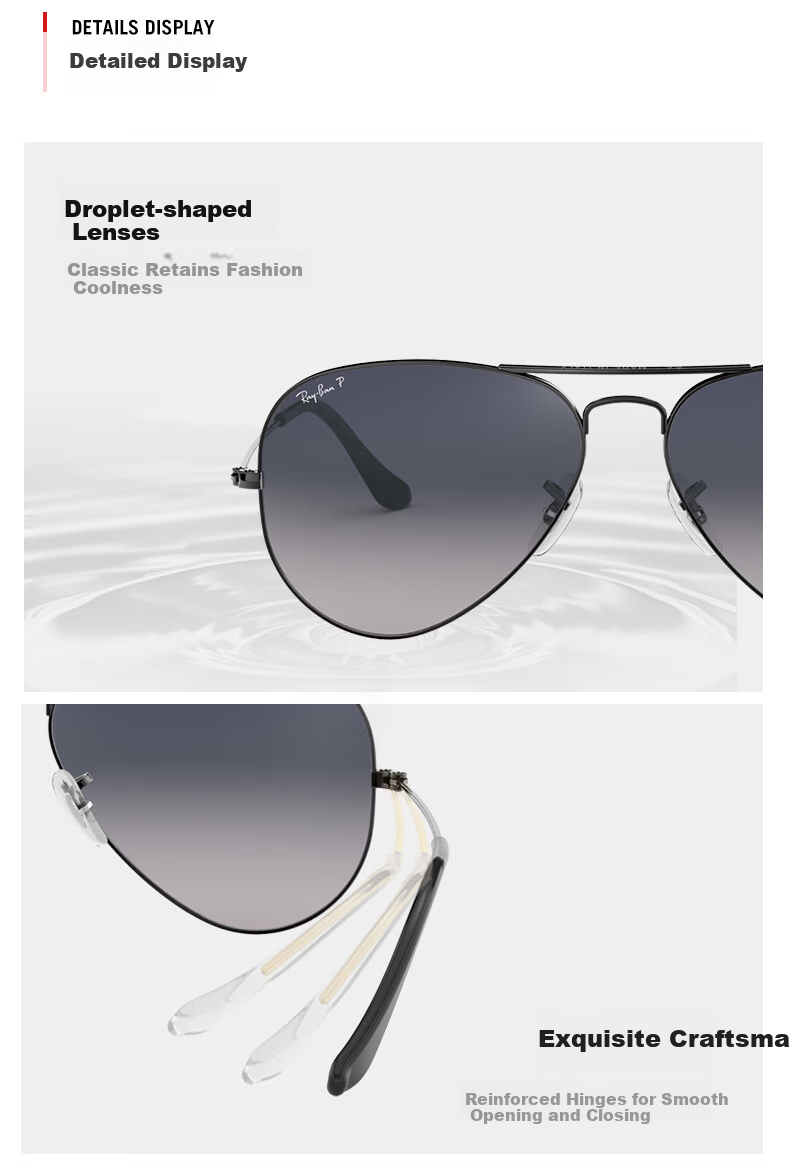 Солнцезащитные очки RayBan Classic Aviator Series 0RB3025, унисекс, пилот-стиль, с серыми градиентными линзами, в медной оправе