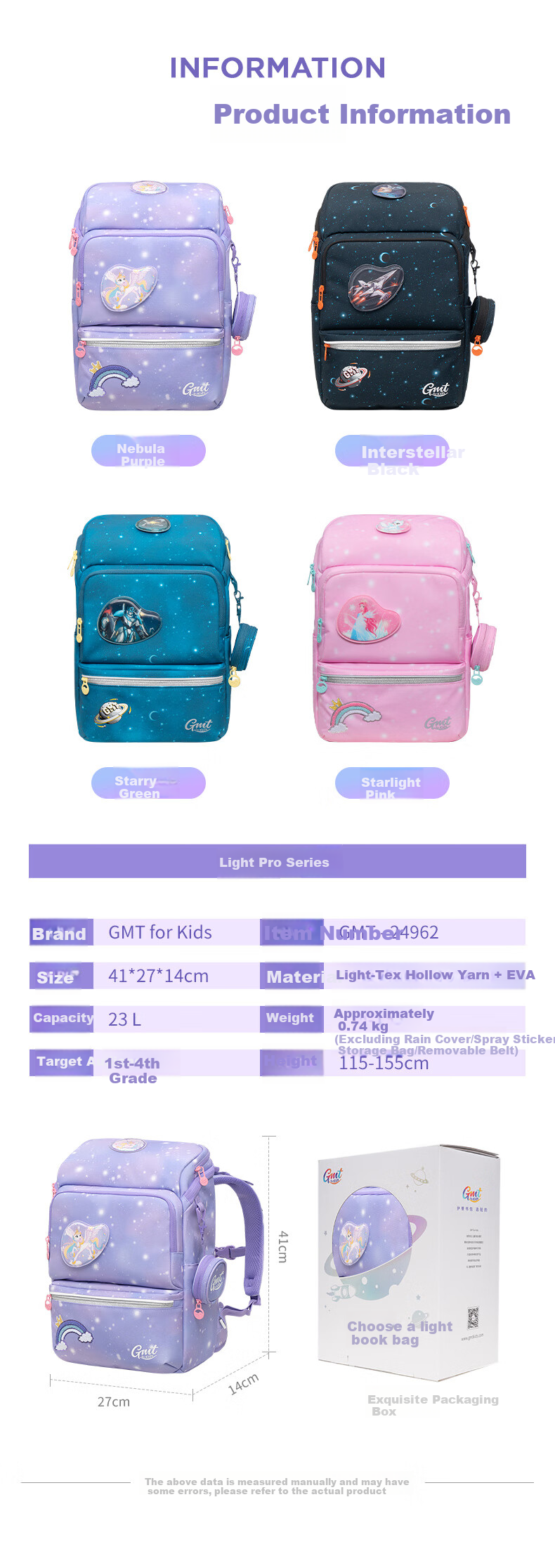 Школьный рюкзак Gmt for kids