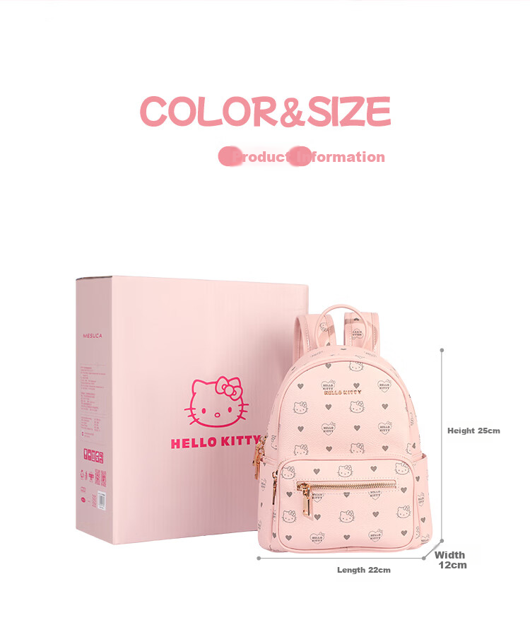 Рюкзак Mesuca X Melody Handbag, женская сумка, рюкзак, милая сумка с шарфом, подарочная коробка на День святого Валентина для женщин