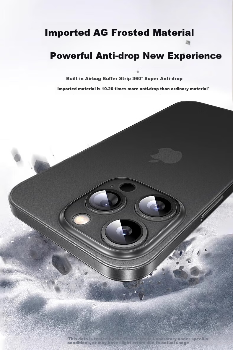 Чехол для Apple iPhone 12 Pro Max DIVI, ультратонкий, матовый, полупрозрачный, противоударный, с защитой от отпечатков пальцев, черный