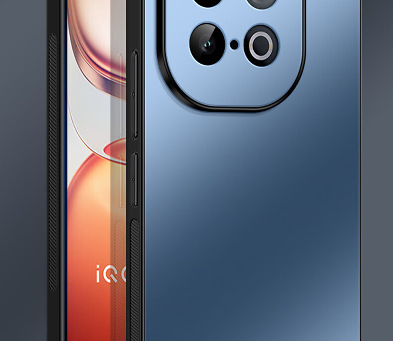 Чехол для телефона Shangsu, совместимый с Vivo IQOO Z10 Turbo, синий, с защитой от падений, бизнес-стиль, матовый