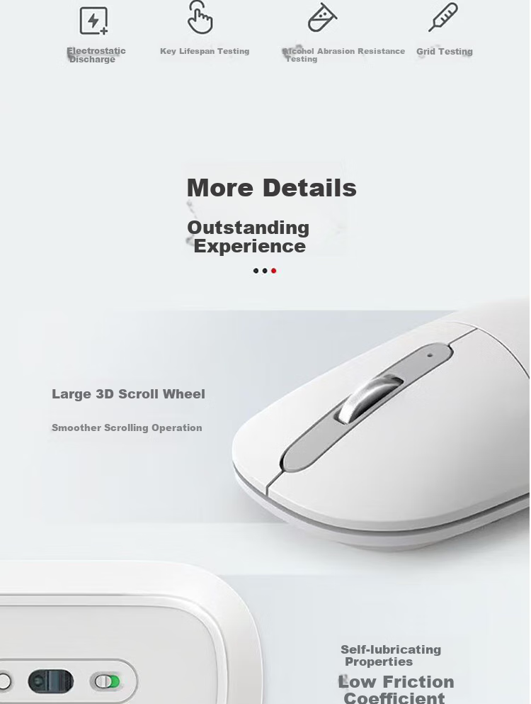 Беспроводная офисная мышь Lenovo Thinkplus M50, черная, 2.4 ГГц