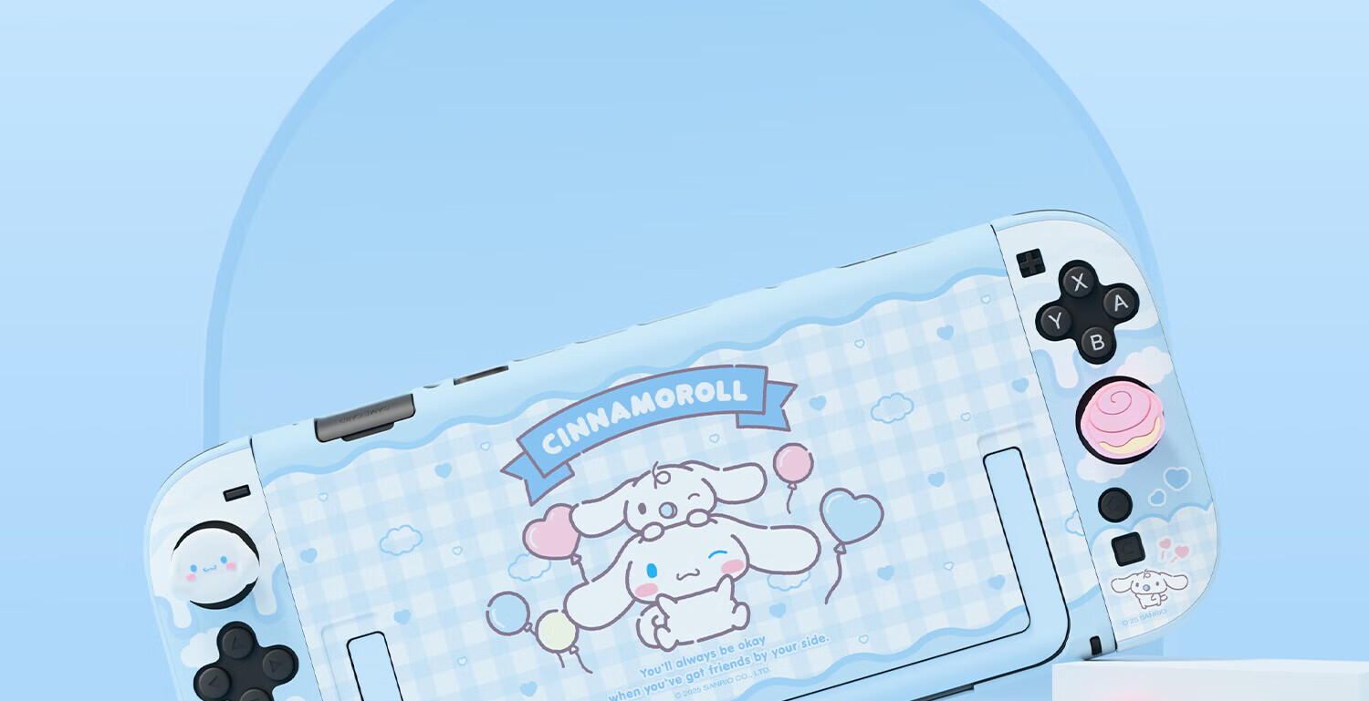 Защитный чехол Jixiang для Nintendo Switch 2, официальный чехол Sanrio, съемный жесткий чехол, ударопрочный, можно подключать к док-станции, чехол для Switch 2-го поколения