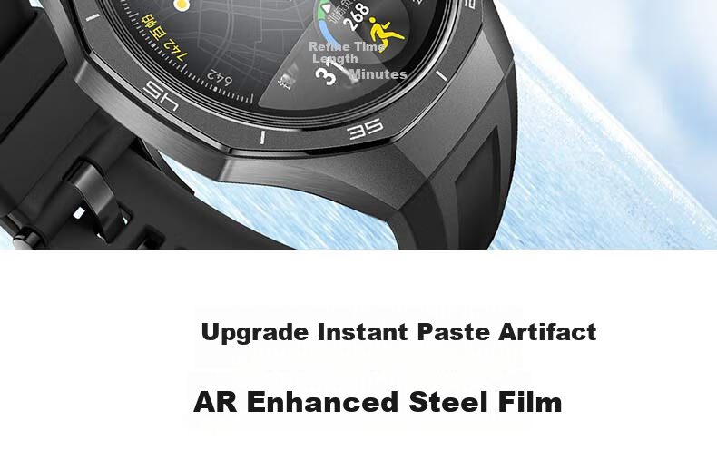 Защитная пленка Smorss для Huawei Watch GT6 Pro/5 Pro, 2 шт., антибликовая, закаленное стекло, 46 мм