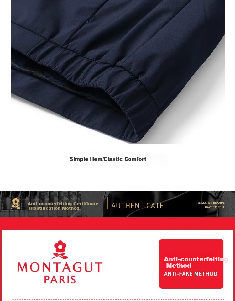 Мужская куртка MONTAGUT Весна-Осень, с отстегивающимся капюшоном, повседневное рабочее пальто, хрустящая, устойчивая к морщинам, ветрозащитная, темно-синяя, размер M