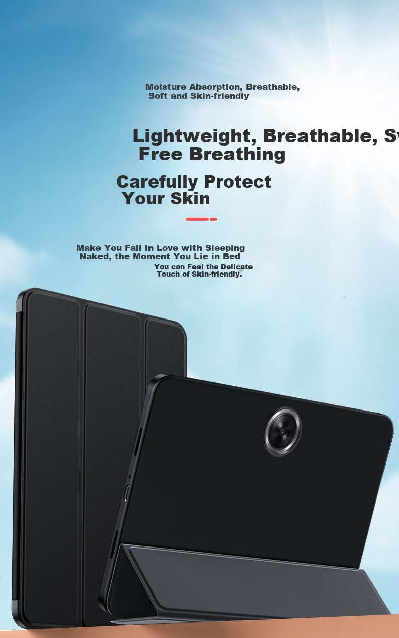 Чехол CangHua для OPPO Pad Air 2, 11.4-дюймовый, 2023, защитный, ультратонкий, противоударный, из искусственной кожи с подставкой