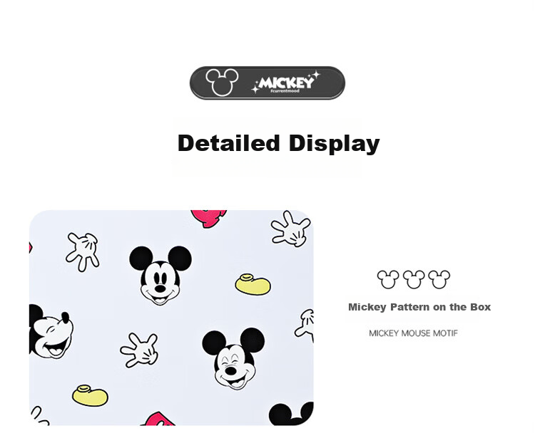 Чемодан Mesuca X Disney Mickey Luggage Print 20-дюймовый, с алюминиевой рамой, для ручной клади