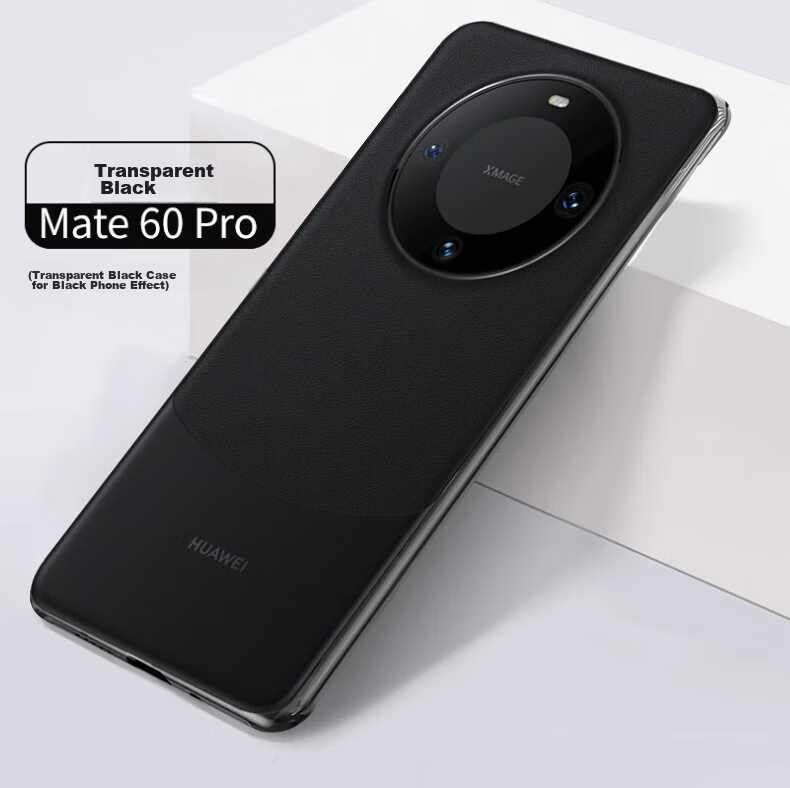 Чехол EDDGA для Huawei Mate60 Pro, ультратонкий, матовый, полупрозрачный, с полной защитой объектива, противоударный, приятный на ощупь