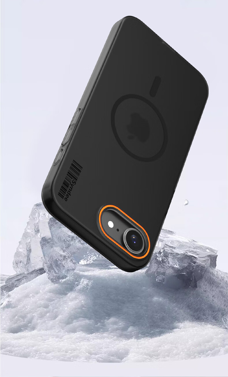 Чехол-накладка Baozou для Apple iPhone 16e, противоударный, с защитой от отпечатков пальцев, серый