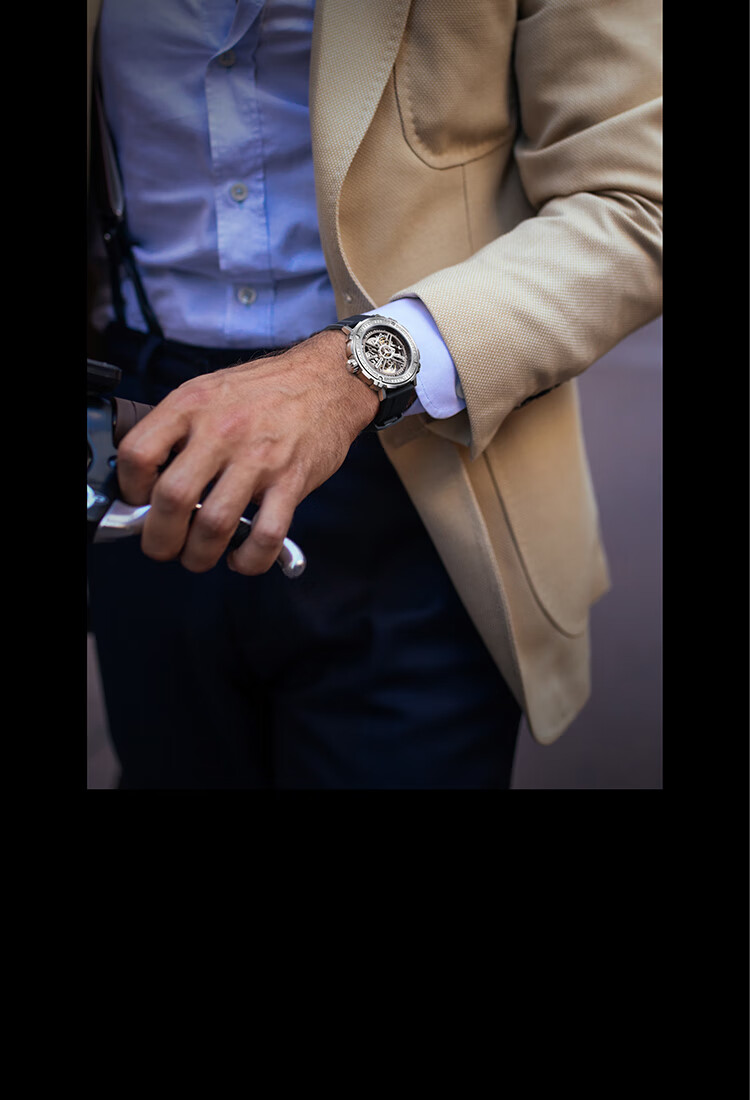 CIGA DESIGN Jijia Trendy Mechanical Watch, M Series Magician Titanium Watch for Men, One Watch Three Wears, New Year Gift