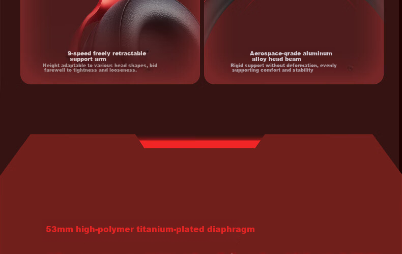 Игровые наушники iKF V11 Max с микрофоном, беспроводные, Bluetooth, 7.1 звук, белый с синим
