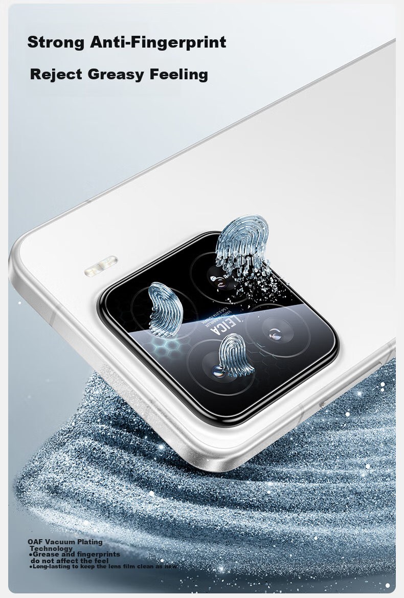 Защитное стекло для камеры Xiaomi Mi 15 Shanmo, полное покрытие, противоударное, алмазное, 1 шт.