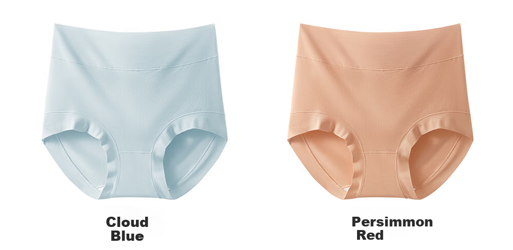Женские трусы Guniangjia Xinjiang Long-Staple Cotton High-Waist Underwear, с легкой коррекцией живота, удлиненной ластовицей, антибактериальные, бесшовные, с высокой эластичностью, комфортные трусы большого размера