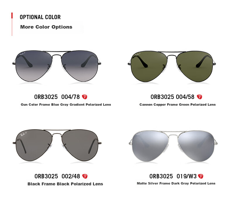Солнцезащитные очки RayBan Classic Aviator Series 0RB3025, унисекс, пилот-стиль, с серыми градиентными линзами, в медной оправе