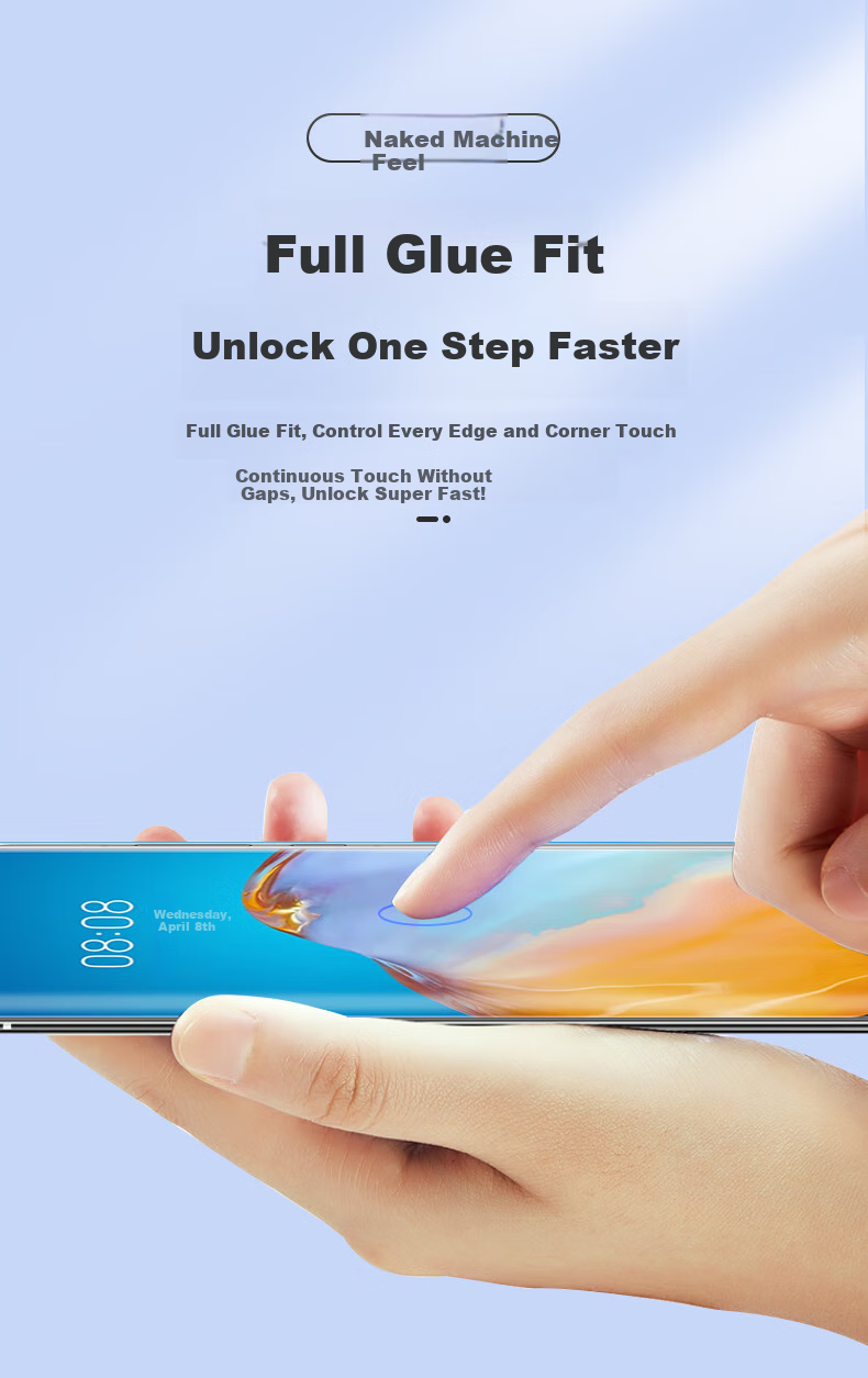 Защитное стекло Smorss для Huawei P40 Pro/Pro+, полноэкранное, противоударное, антицарапающее, HD, полное покрытие, клейкое