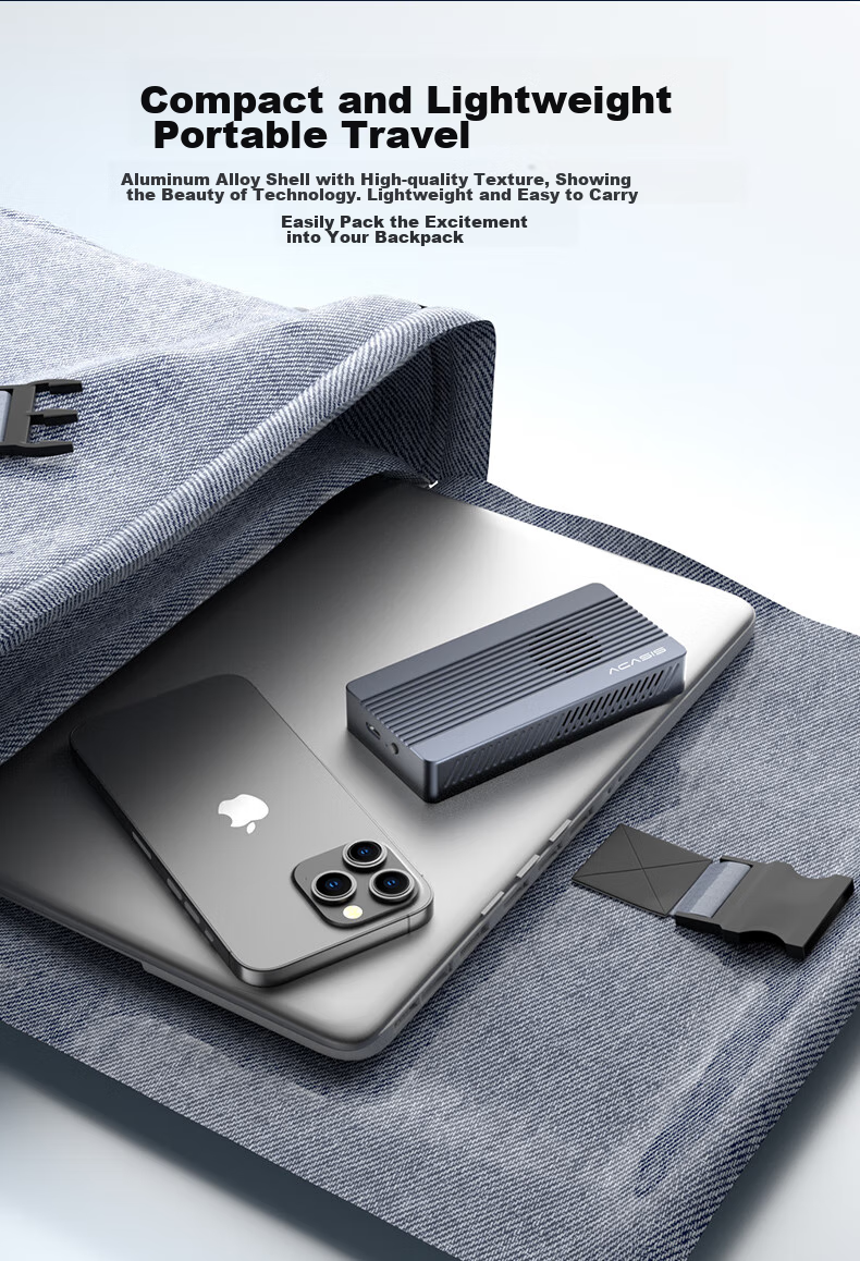 Внешний корпус Acasis TBU405ProM1 USB 4.0 NVMe M.2, 40 Гбит/с, Thunderbolt 5/4/3, для Apple Mac Mini, ноутбука, SSD