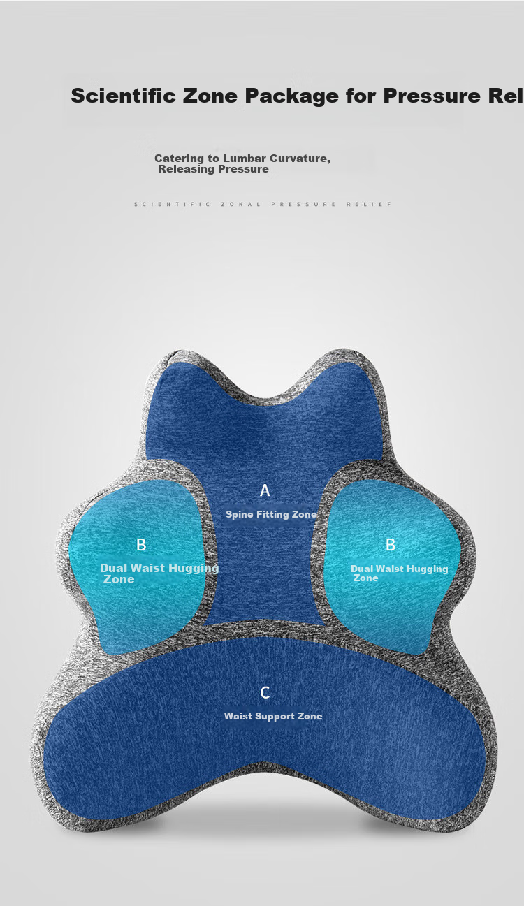 Подушка для спины AiSleep Lumbar Support Pillow, ортопедическая, для офиса и автомобиля, поддержка поясницы, комфорт при длительном сидении
