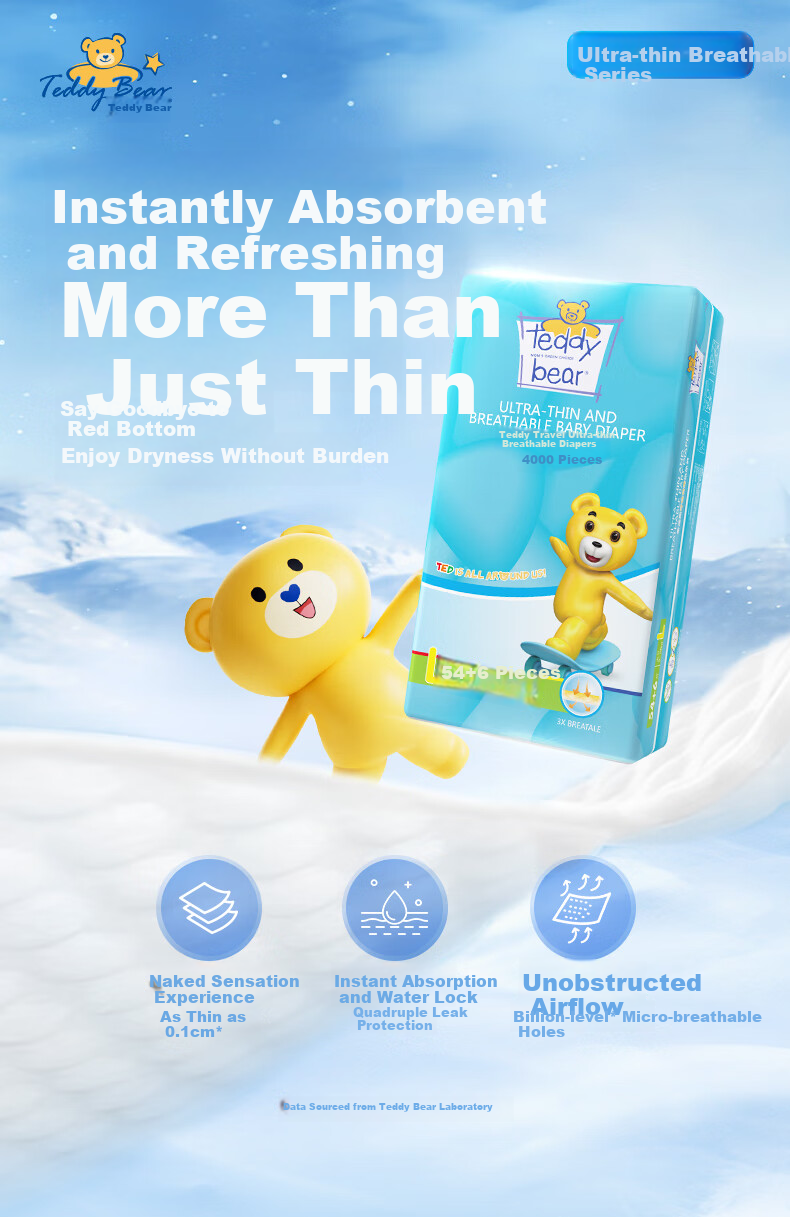 Подгузники Teddy Bear Ультратонкие