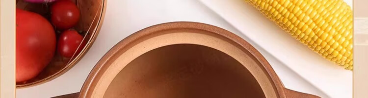 Керамический горшок для супа CERAMICS, плоский, без глазури, для газовой плиты, традиционный, для здоровья, 5 л