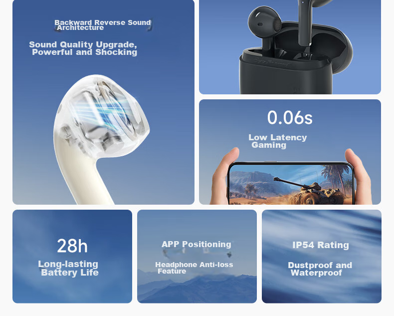 Беспроводные наушники Edifier Zero Air, Bluetooth 5.3, 28 часов работы, полувкладыши, розовый