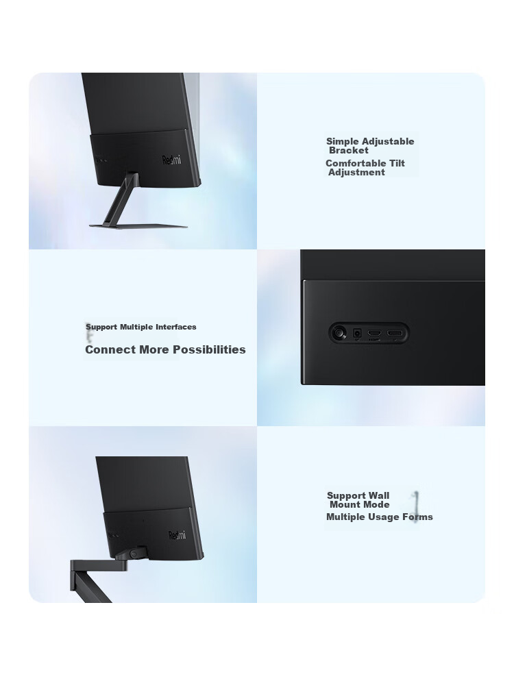 Монитор MI Redmi 23.8 дюйма, IPS, 100 Гц, 1920x1080