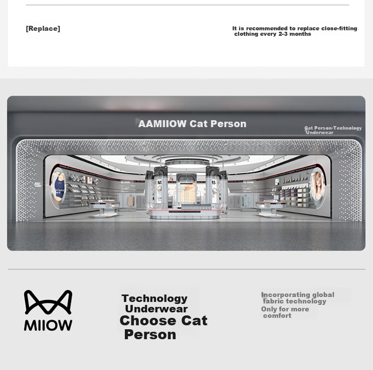 Мужские трусы MiiOW, модель "Upgraded 10A Antibacterial Men's Underwear, Modal Fabric", размер 4XL, из модала, с антибактериальным эффектом, с ластовицей из шелка тутового дерева