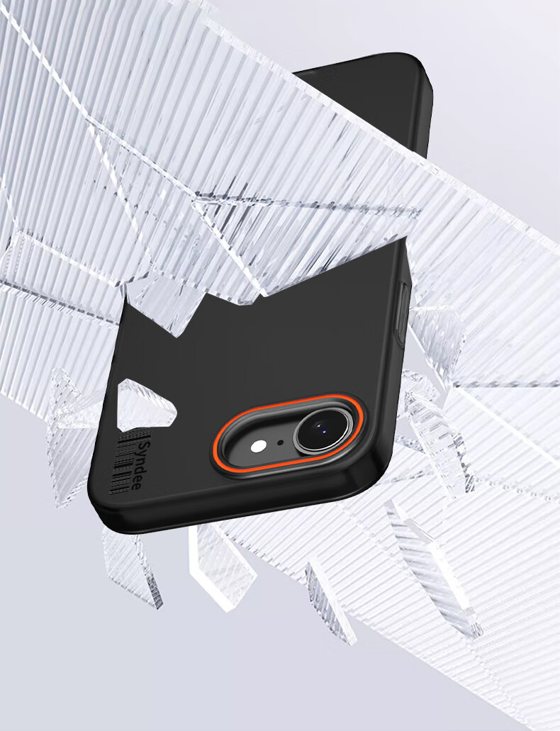 Чехол-накладка Baozou для Apple iPhone 16e, противоударный, с защитой от отпечатков пальцев, серый