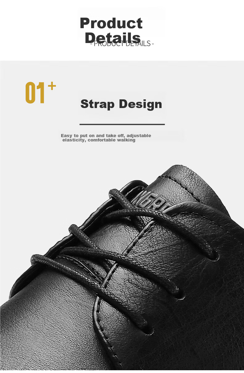 Мужские туфли Qiangren Business Casual, натуральная овчина, широкий носок, рабочие кожаные туфли, комфортная посадка, JDA87557, черные, размер 44