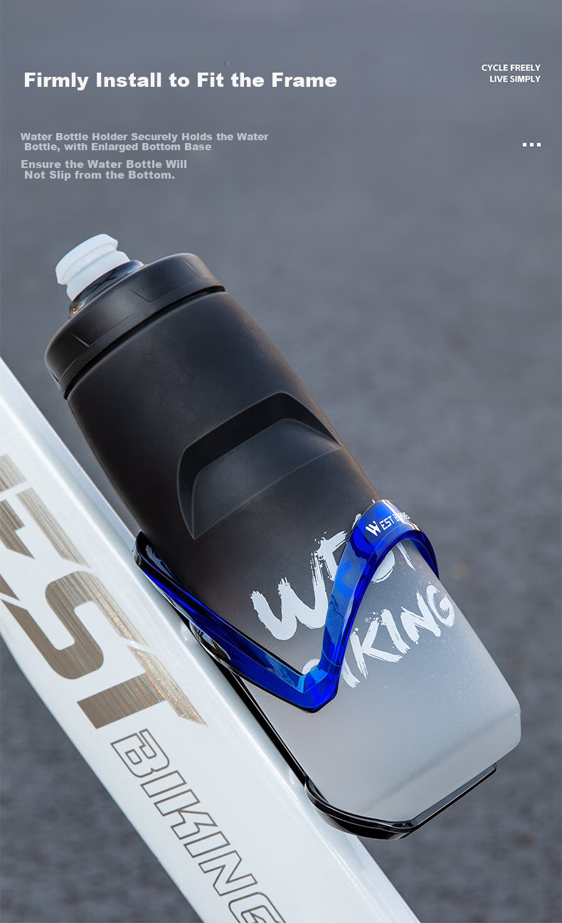 Велосипедный держатель для бутылки WEST BIKING, аксессуар для горного и шоссейного велосипеда, белый
