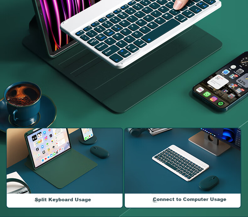 Чехол-книжка B.O.W Hangshi HC036K для iPad Air 4/Air 5, 10.9 дюйма, фиолетовый