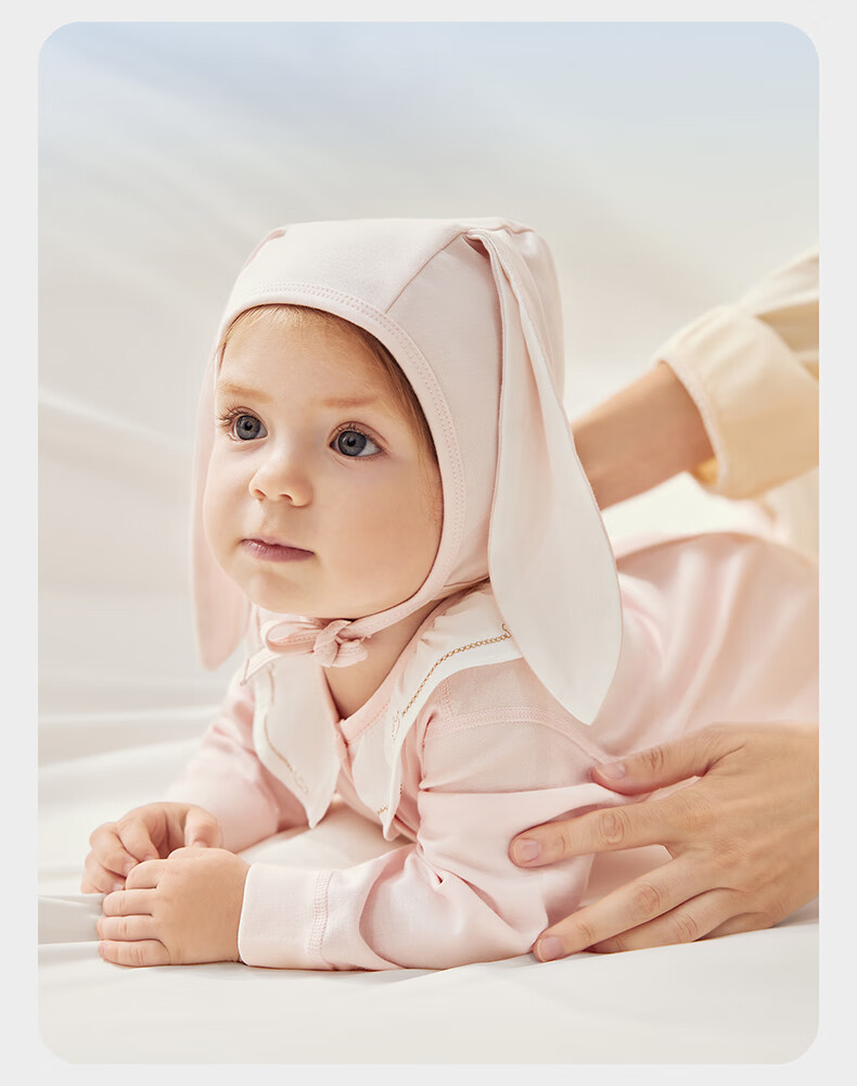 Детский комбинезон-слип Babycare, хлопковый, для новорожденных, на выписку, цвет шампань-розовый, 59 см