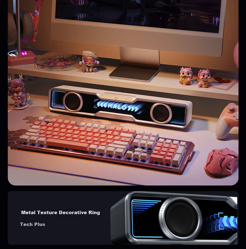 Портативная колонка Edifier Halo, Bluetooth 5.4, RGB подсветка, мощность 5 Вт, черная