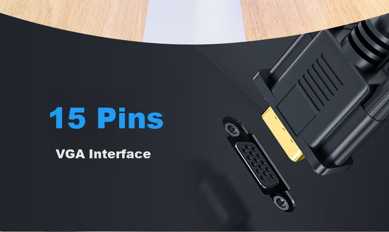 Переходник LinkStone HDMI - VGA, 1.8 метра, черный